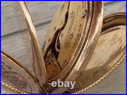 Antique Hampden 14K Gold Filled Pocket Watch Mollystark Dueber Watchcase Parts