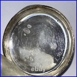 Antique Mechanical Pocket Watch German Parts or Restoration Tick When Wound