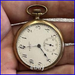 Antique New York Standard Pocket Watch Model Be Grade 1570 15j Size 12s Parts