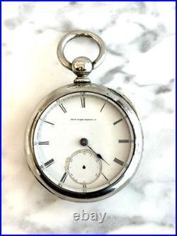 Antique New York Watch Co Pocket Watch Parts or Restoration ONLY