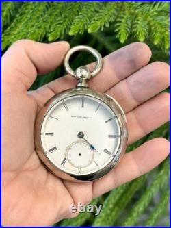 Antique New York Watch Co Pocket Watch Parts or Restoration ONLY