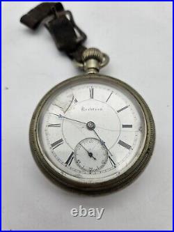 Antique Parts AS-IS! Rockford Pocket Watch Crescent DOESNT RUN