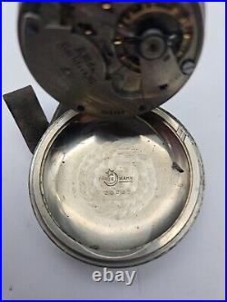 Antique Parts AS-IS! Rockford Pocket Watch Crescent DOESNT RUN