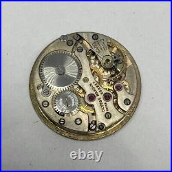 Antique Ulysse Nardin Manual Wind 26.5mm Swiss Watch Movement For Parts