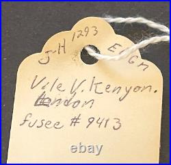 Antique Vale V Kenyon London Verge Pocket Watch Movement Parts Balance 45.8mm