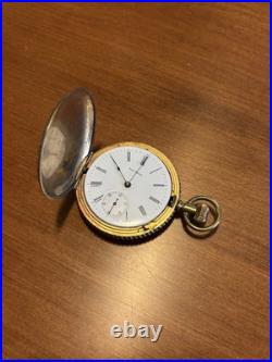 Antique Waltham 16s Pocket Watch Parts/Repair Gold Filled GF Case Indian