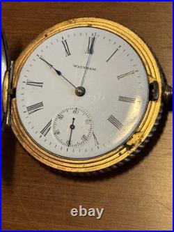 Antique Waltham 16s Pocket Watch Parts/Repair Gold Filled GF Case Indian