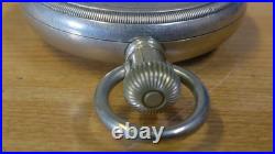 Antique Waltham Pocket Watch Kanji Engraving Rare Junk Untested for Parts Repair