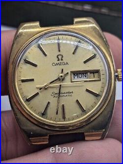 Auth OMEGA Seamaster Day Date 166.0216 Men's Wrist Watch x PARTS or RESTORATION