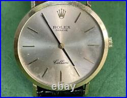 Authentic Rolex Cellini 4112 DIAL And Hands Set For Parts For Rolex Watch R