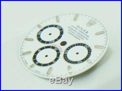 Authentic Rolex Watch Daytona White Dial & Hands Set Parts 16520 r389772286