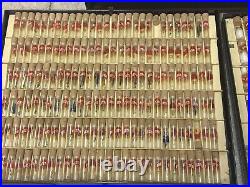 BESTFIT Swiss & US Hands & Crowns 1,000+ Watch Parts in 336 Corked Glass Tubes