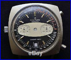 Breitling Chrono-matic 2111 Automatic Watch Case With Dial, Hands, Crown