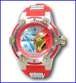 BROKEN for PARTS Invicta Bolt Marvel Ironman Men's 52mm Quartz Watch 43833
