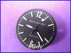 Bvlgari Diagono Swiss Lcv29s Parts Dial & Hands Ladies Watch S/s Black Dial