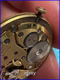 Baume & Mercier 17 Jewel Movement BM 1050 Manual Wind For Watch Parts