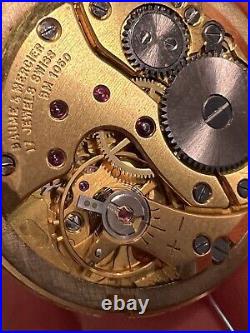 Baume & Mercier 17 Jewel Movement BM 1050 Manual Wind For Watch Parts