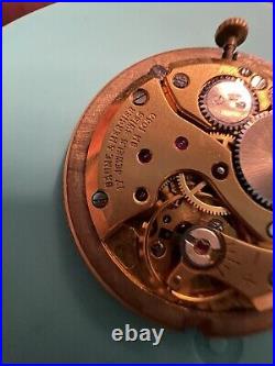 Baume & Mercier 17 Jewel Movement BM 1050 Manual Wind For Watch Parts