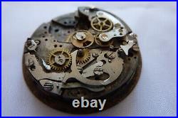 Baume Mercier Chronograph Landeron 48 Movement Big 44mm. Dial & Hands For Parts