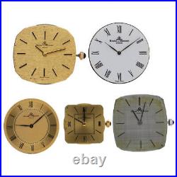 Baume & Mercier Genuine Movement + Dial 5-Piece Watch Parts Hand-Winding Junk