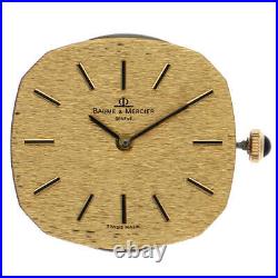 Baume & Mercier Genuine Movement + Dial 5-Piece Watch Parts Hand-Winding Junk