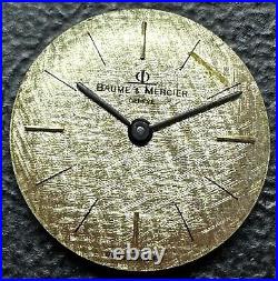 Baume Mercier Watch Movement BM775 17 Jewels Running with Dial & Hands Parts