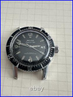 Belair Sea Pearl 600 17J 20ATM Diver Diving Watch For Repair or Parts
