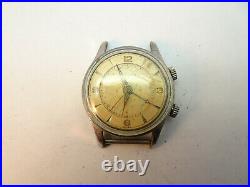 Benrus Wrist Alarm RARE VINTAGE WATCH RUNS FOR REPAIR HANDS AND ALARM OR PARTS