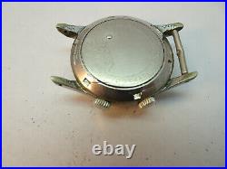 Benrus Wrist Alarm RARE VINTAGE WATCH RUNS FOR REPAIR HANDS AND ALARM OR PARTS