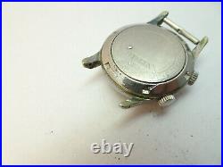 Benrus Wrist Alarm RARE VINTAGE WATCH RUNS FOR REPAIR HANDS AND ALARM OR PARTS