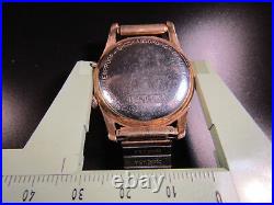 Benrus Wrist alarm 1960 WATCH FOR REPAIR OR PARTS MISSING STEM CROWN STOPS