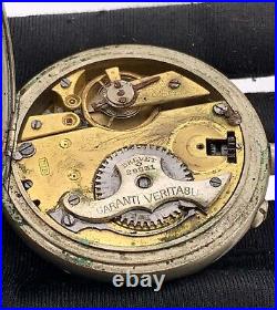 Bib Cal. 29331 Hand Manuale Vintage 52,8 MM No Funziona For Parts Pocket Watch