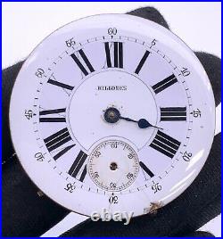 Billodes Hand Manual Vintage 45,2 MM Doesn'T Works For Parts Pocket Watch