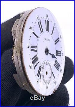 Billodes Hand Manual Vintage 45,2 MM Doesn'T Works For Parts Pocket Watch