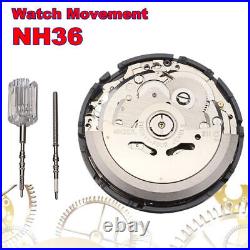 Brand Automatic Watch Movement Stem Hacking Hand Winding For NH36 Movement Parts