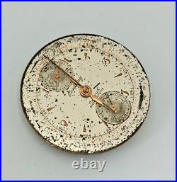 Breitling Wakmann Venus 170 Manual Wind Chronograph Swiss Watch Repair Or Parts