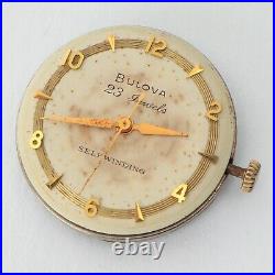Bulova 10BPAC Automatic Watch 23 Jewels Dial Hands Parts Repairs Spares Running