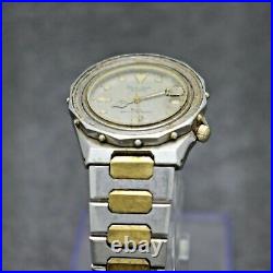 Bulova 1B64M Date, Gray Dial, Case & Quartz Movement Watch For Parts Use
