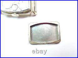 Bulova 7AP 17 jewel watch runs for restoration or parts Missing stem crown lugs