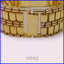 Bulova Men's Watch 18k Plated Gold, Diamond Quartz 185776 PARTS