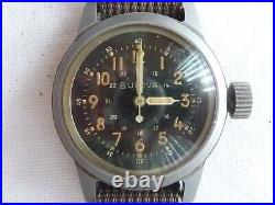 Bulova US Military A17A Pilots Hacking Wrist Watch Parts or Repair