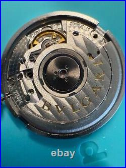 Bvlgari Watch Movement for Parts and Projects Runs with Dial and Hands