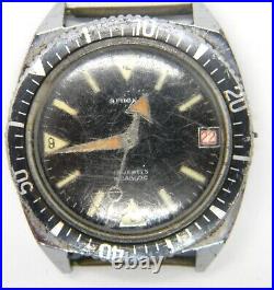 C246 men Vintage Arnex Helbros Diver Manual Wind France Movement Watch parts lot