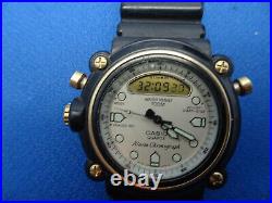 CASIO 364 aw-302 ANA DIGITAL LCD VINTAGE WATCHES FOR RESTORATION OR PARTS 1 RUN