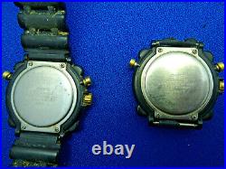 CASIO 364 aw-302 ANA DIGITAL LCD VINTAGE WATCHES FOR RESTORATION OR PARTS 1 RUN