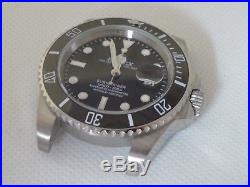 CERAMIC BEZEL Military Submariner case Dial Hands 316L automatic SAPPHIRE CRYST