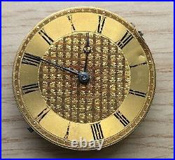 Cal. 14856 Hand Manual 38 mm Doesn'T Works For Parts Pocket Watch Vintage