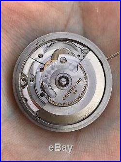 Cartier Pasha Caliber 20 ETA 2824-2 With Date Disk Dial Hands Crown With Stem