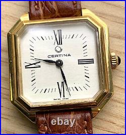 Certina With CEO5O Hand Manuale 27mm No Funziona For Parts Watch Swiss