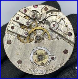 Chopard Fleurier Hand Manuale Vintage 45 MM No Funziona For Parts Pocket Watch